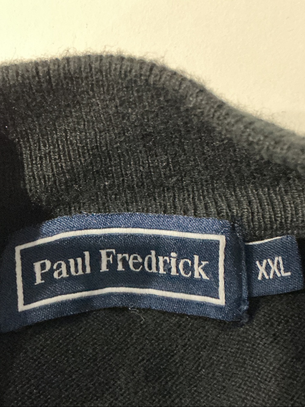 Paul Fredrick Black Turtleneck Sweater - Picture 2 of 5